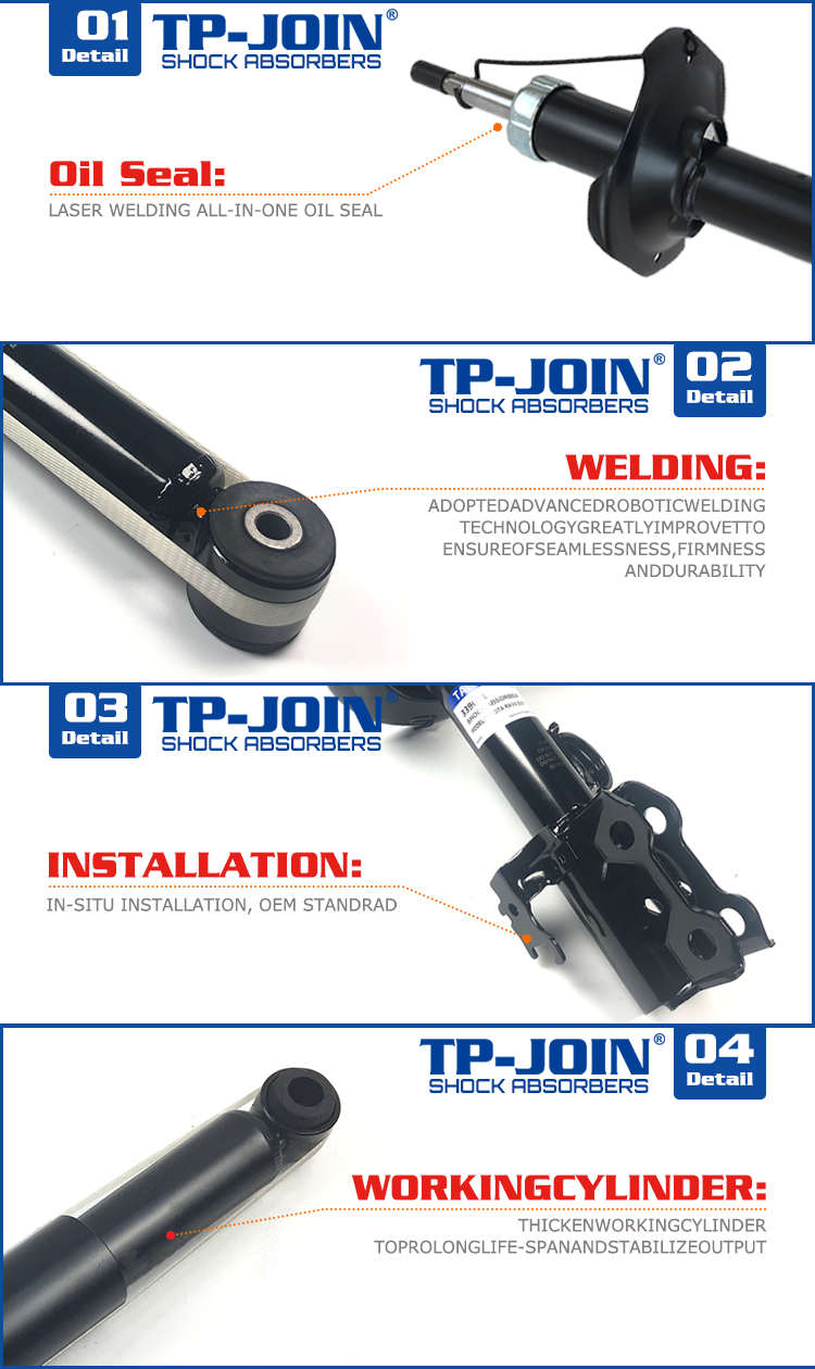 High Quality Rear Shock Absorber 48530-12D70 341448 for TOYOTA COROLLA