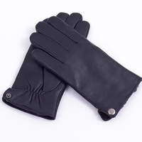 Accessoires de mode d'hiver de haute qualité, gants en cuir pour la conduite de moto pour hommes