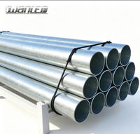 Tuyau en acier galvanisé sans soudure, tube en acier au carbone sans soudure galvanisé à chaud, norme ASTM pour l'alimentation en eau