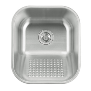 Lavabo de lavandería de baño pequeño 44*44cm 0,8mm fregadero de acero inoxidable para lavabo de lavado de manos lavabo de baño - Product Image 2
