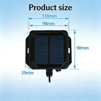 Capteur de qualité de l'eau solaire LoRaWAN, capteur de chlorophylle par fluorescence, mesureur de chlorophylle, IoT sans fil