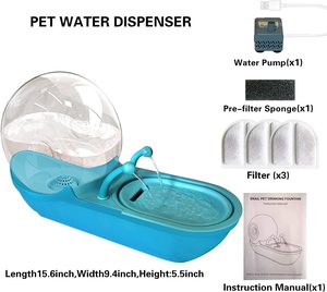 Abreuvoir intelligent pour animaux de compagnie de 4,5 L <span class=keywords><strong>Fontaine</strong></span> automatique pour chiens et chats - Product Image 6