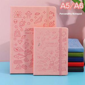 Precio de fábrica, cuaderno personalizado, diario, libro de cuero de tapa dura A4 A5 A6, cuadernos de línea promocional con logotipo, Bloc de notas de Estilo espiral - Product Image 2