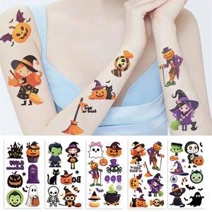 Tùy chỉnh in ấn Vinyl Halloween hình xăm <span class=keywords><strong>Sticker</strong></span> phim hoạt hình dễ thương động vật Deco dán GOO thẻ <span class=keywords><strong>sticker</strong></span> cho quà tặng/Tạp Chí - Product Image 5