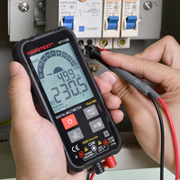 Habotest HT112B Large LCD 3 Digits 6000 Counts 600V Dual Modes Voltmeter AC DC Ohm Capacitance Tester DMM Smart Multimeter