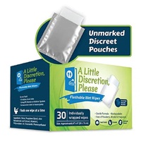 Lingettes WC biodégradables, extra douces, non tissées, sans alcool, pH équilibré, parfumées, 4 paquets, 5,9 x 7,5 pouces, OEM