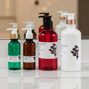Popular Botella de Plástico PET con Gotero Degradado 10ml 20ml 30ml 50ml Rosa para Lociones, Champús y Tónicos de Lujo para el Cuidado de la Piel - Product Image 5