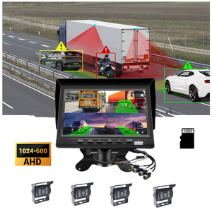 Sistema <span class=keywords><strong>de</strong></span> Grabación <span class=keywords><strong>de</strong></span> Video DVR Inalámbrico Wifi <span class=keywords><strong>de</strong></span> 7 Pulgadas con <span class=keywords><strong>Pantalla</strong></span> Dividida SD Todo en Uno, Monitor MDVR <span class=keywords><strong>de</strong></span> Cuatro Pantallas, Grabación <span class=keywords><strong>de</strong></span> Video en Tiempo Real - Product Image 4