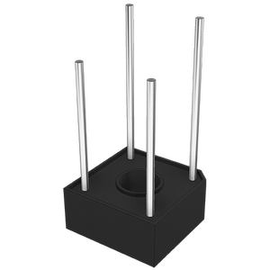 Br606g công suất cao 600V 6A cầu chỉnh lưu thông qua lỗ để cung cấp điện - Product Image 1
