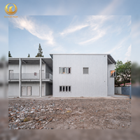Bâtiment préfabriqué moderne en métal, structure en acier multi-étages pour appartements commerciaux, bureaux, hôtels, écoles