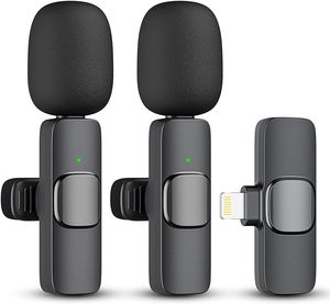 Micrófono Lavalier inalámbrico de solapa con Clip profesional de alta calidad Lav Mic Ideal para filmación de <span class=keywords><strong>Vlogging</strong></span> - Product Image 4