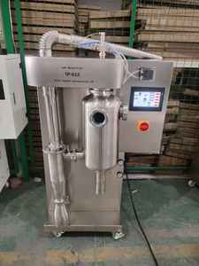 Mini secador por pulverización de acero inoxidable, capacidad máxima de 2 kg/h, maquinaria y seguridad de maquinaria para maltodextrina, goma arábiga - Product Image 3