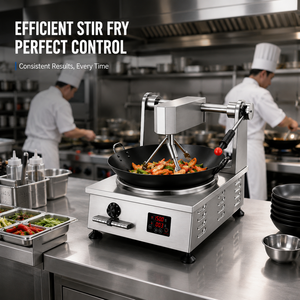 Tabletop Eight-Claw Automatic Stir Fry Machine <b>Electric</b> Induction Wok Cooker for Restaurant Commercial Kitchen One Stop Purchase - Product Image 4