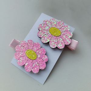 Pinzas para el Cabello con Lazo Brillante para Niñas, Accesorios para el Cabello con Diseño de Astas de Reno Navideñas, 2 Piezas/Juego, Venta al por Mayor - Product Image 3