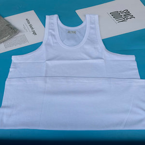 1 دولار وضع JZ002 الجملة القطن الخالص لون عادي الرجال صالة ألعاب رياضية رخيصة فضفاضة العضلات سترينجر قمم للدبابات مع 3 ألوان - Product Image 6