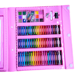 Set Artistico per Bambini 208 Pezzi, Kit di Alta Qualità per Scuola, Forniture per Pittura, Set di Matite Colorate - Product Image 3