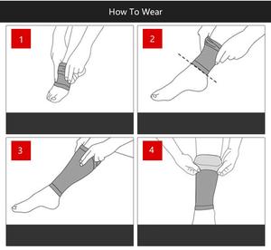 Kaus kaki kompresi betis elastis, sarung ceker untuk nyeri dan olahraga - Product Image 4