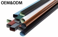 Système de drainage de toit, gouttière en aluminium pour l'eau de pluie, descente d'eau