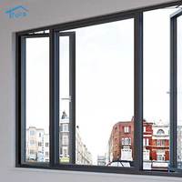 Mosquitera Moderna de Aleación de Aluminio de Alta Resistencia NF, Templada para un Aire Fresco Óptimo, Ventanas Abatibles Laterales con Aislamiento Térmico