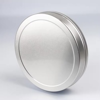 Boîte Cadeau Ronde Personnalisée en Aluminium pour Biscuits, Bonbons et Chewing-gums - Grande Boîte Métallique avec Impression de Logo pour Chocolats et Confiseries