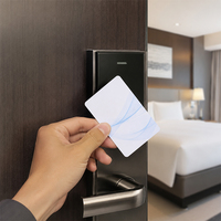 Carte NFC en PVC, étanche, durable, en plastique, pour membre, hôtel, cadeau, puce blanche, entreprise, Fudan, carte de proximité intelligente, 13,56 MHz, carte RFID IC