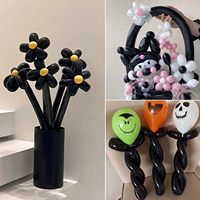 Ballons en latex de couleur unie de haute qualité, épais et fins, 260 mm de long, lot de 100 pour spectacle de magie, fournitures pour fête d'anniversaire d'enfants