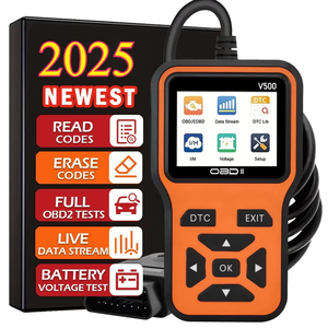 Escáner OBD2 para Automóviles V500, Herramienta <span class=keywords><strong>de</strong></span> Diagnóstico para Autos con <span class=keywords><strong>Lector</strong></span> <span class=keywords><strong>de</strong></span> Códigos OBDII, <span class=keywords><strong>Lector</strong></span> <span class=keywords><strong>de</strong></span> Códigos <span class=keywords><strong>de</strong></span> Error del Motor - Product Image 1