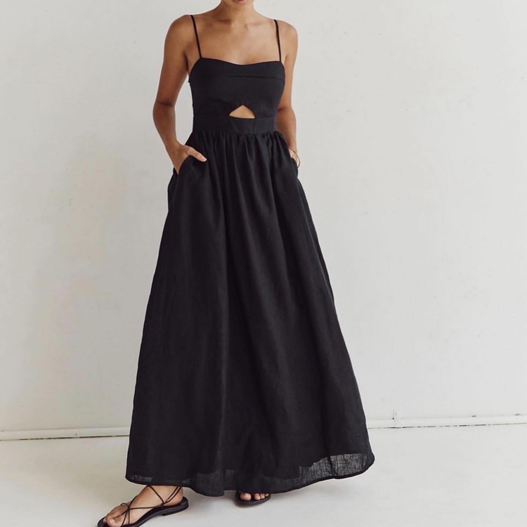 Order Online Black Dress With Slits 1k+ | Alibaba.com