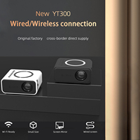 Proyector portátil de Vídeo Láser Led 1080p al por mayor YT300 Home Multimedia Mini proyector remoto compatible con proyector de teléfono móvil