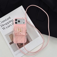 Coque de protection anti-chute en dentelle style Chanel haut de gamme pour iPhone 18 Pro Max, nouveau style, également compatible avec iPhone 17 et 16