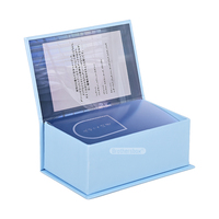 Boîte cadeau magnétique de luxe sur mesure, faite à la main, pour échantillons de parfum, vide, avec insert en mousse