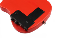 GECKO Stringed Instruments Red Elettrica Silent Ukelele Earphone Practice Guitarra Electrica Bass BT Wireless Electric Ukulele
