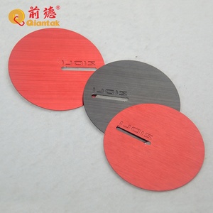 Benutzer definierte gravierte Logo Name Tags Metall Aluminium und Messing Typenschilder Etiketten Hand gefertigte Metall handwerk Aluminium Seiten abdeckungen - Product Image 3