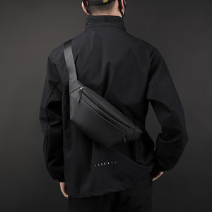กระเป๋าคาดเอวแฟชั่นแบบ unisex สำหรับเล่นกีฬา  ตกแต่งด้วยตัวอักษรโปร่งใส  แบบซิป  กันน้ำ  พกพาสะดวก เหมาะสำหรับการเดินทาง - Product Image 5