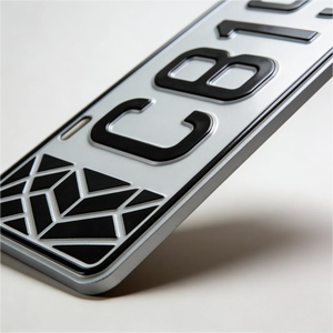 Placa <span class=keywords><strong>de</strong></span> Matrícula Personalizada con Patrón Todoterreno en Relieve 3D, Muestra Gratuita, MOQ Bajo para Placas <span class=keywords><strong>de</strong></span> Matrícula Personalizadas para Vehículos - Product Image 2