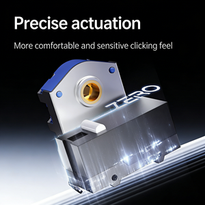 Mouse da Gaming Wireless Ultraleggero <span class=keywords><strong>ATK</strong></span> Blazing Sky ZERO con Doppio Sensore PAW3950Ultra 8K, Mouse Ergonomico Wireless, Mouse Foggy - Product Image 5