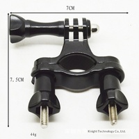 Support de fixation pour guidon de caméra d'action, vélo, moto, ou poteau – Sans vis ni outil – Compatible GoPro, DJI Osmo Action, SJCAM – Vente en gros