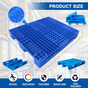 חם hdpe 4 דרך להיכנס מחיר מזרן פלסטיק גדול 1100*1100*150 מ "מ משטחי פלסטיק הספק סוג רגיל - Product Image 2