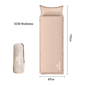 Matelas de couchage gonflable automatique simple ou double, portable et léger pour le camping en extérieur YQ-CQ05, auto-gonflant - Product Image 3