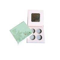Palette de fard à paupières vide, emballage en carton, cosmétique, personnalisé, grille