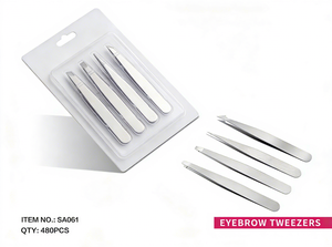 Juego de <span class=keywords><strong>Pinzas</strong></span> de Acero Inoxidable de Precisión Sweet Rose, <span class=keywords><strong>Pinzas</strong></span> Inclinadas <span class=keywords><strong>para</strong></span> Cejas, <span class=keywords><strong>Pinzas</strong></span> <span class=keywords><strong>para</strong></span> Pestañas, <span class=keywords><strong>para</strong></span> Depilación y Modelado de Belleza - Product Image 3