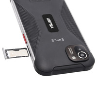 5.7 İnç Global 4G LTE NFC Çift SIM HD+ Akıllı Telefon UNIWA W555 SOS Tuşlu Android 12 Fransızca/Almanca Dil Desteği 4000mAh