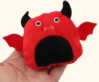 Vente en gros usine : Peluche diable rouge amusante pour festival, jouet en peluche pour chat