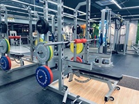 Combo comercial Peso Deportes Smith Gym Powerlifting Banco Prensa Fitness Half Squat Rack Power Equipment Deadlift Platform