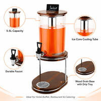 Distributeur de jus commercial pour le service de boissons des buffets d'hôtel
