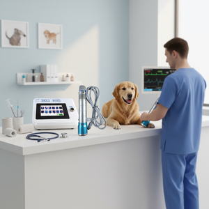 Ветеринарное оборудование для животных (собак, кошек, лошадей и других) – многоразовый ортопедический аппарат ударно-волновой терапии - Product Image 2