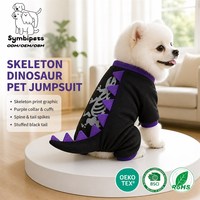 Vêtements de cosplay pour chien, expédition immédiate, pull de Noël pour chien, costume de dessin animé dinosaure perroquet pour animaux de compagnie Teddy Pomeranian