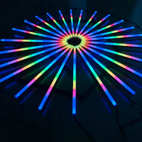 Barra de Píxeles LED RGB DMX512/SPI de 1m, IP65, 65 Píxeles Individualmente Direccionables, Luz de Mapeo de Píxeles Programable para Techo de Escenario Digital