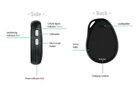 Colgante de Alerta Médica con Monitoreo por Aplicación WEB, Rastreador GPS 4G LTE para Trabajadores Solitarios con Sensor de Impacto y Detector de Caídas