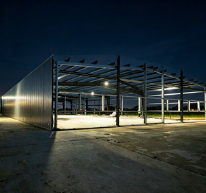 Welded Arched Light Steel <b>Frame</b> Carport Popular for Home Garage and Outdoor Storage Shed Use - Product Image 3